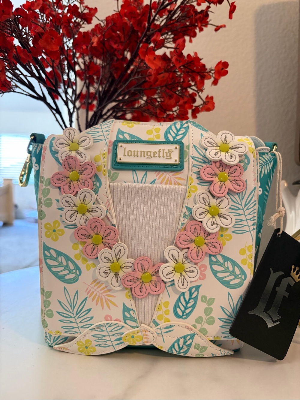 NWT Loungefly Hawaiian Shirt Crossbody Bag
